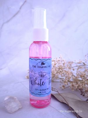 2 oz bottle of White Tea in our White Tea fine fragrance mist