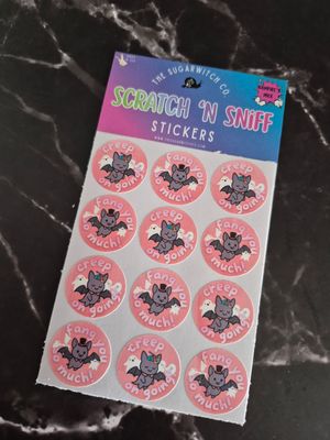 Scratch 'N Sniff Stickers - Vampire's Milk
