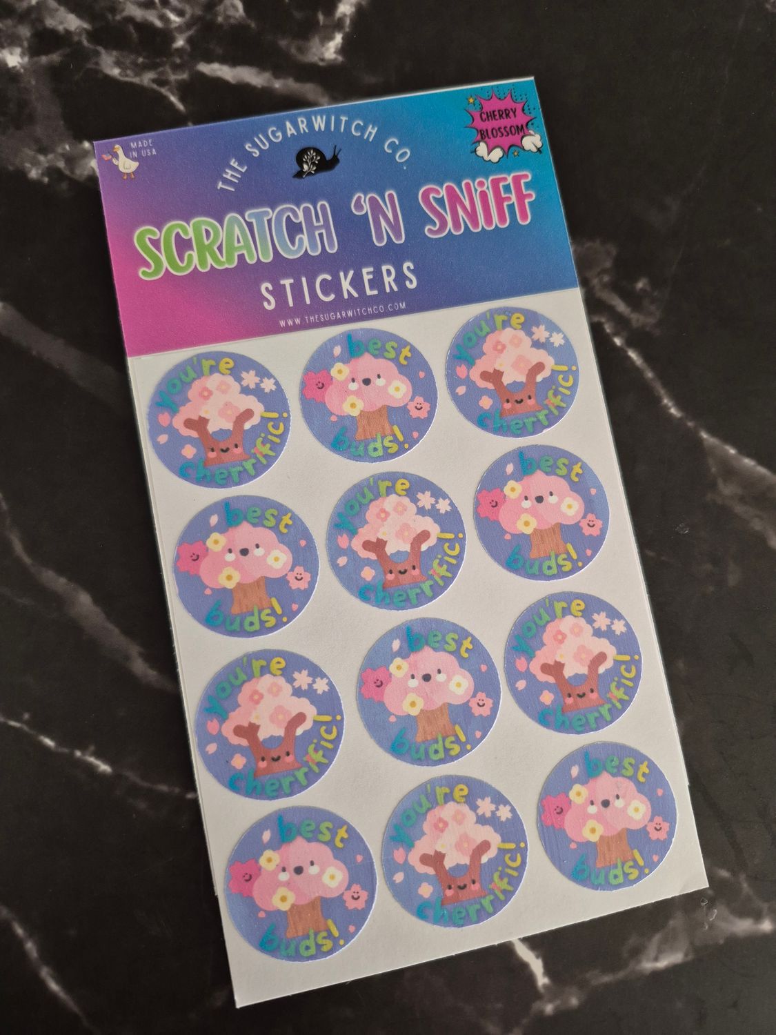Scratch 'N Sniff Stickers - Cherry Blossom