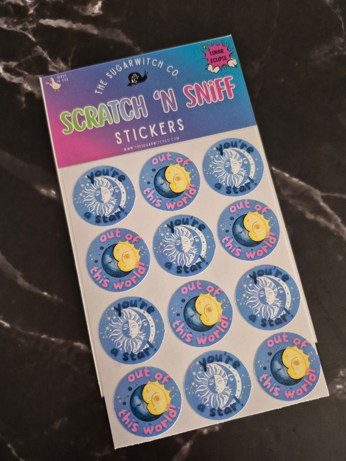 Scratch 'N Sniff Stickers - Lunar Eclipse