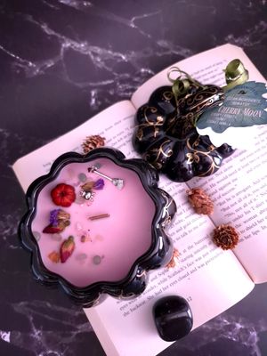Whimsicraft Pumpkin Botanical Candle - Cherry Moon Whimsicraft Pumpkin Botanical Candle - Cherry Moon