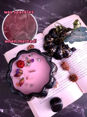Whimsicraft Pumpkin Botanical Candle - Cherry Moon
