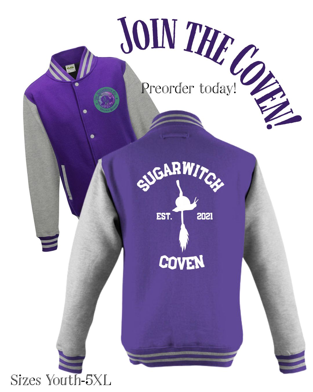 Sugarwitch Coven Letterman Jacket