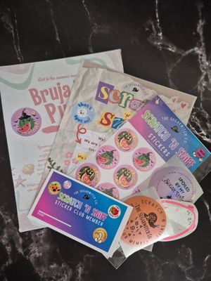 Scratch 'N Sniff Stickers of the Month Club!