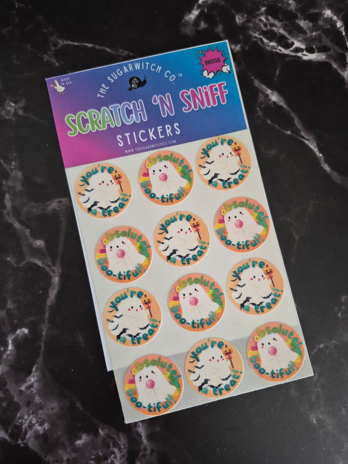 Scratch 'N Sniff Stickers - Ghostie