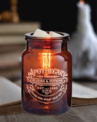 Apothecary Jar Illumination Wax Melter Warmer