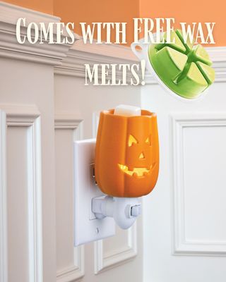 Jack-o-Lantern Pluggable Wax Melter Warmer