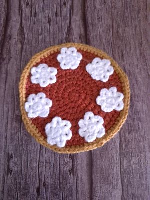 Pumpkin Pie Candle Coaster