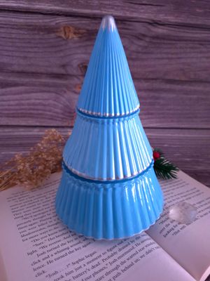 Double Decker Glass Tree Botanical Candle - North Pole Bakery