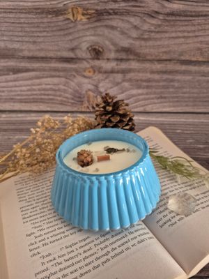 Double Decker Glass Tree Botanical Candle - North Pole Bakery
