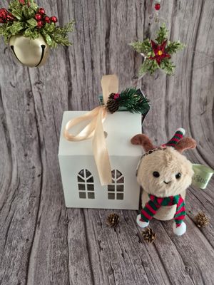 Sally Snail Plush Keychain Friend - Holiday Edition!