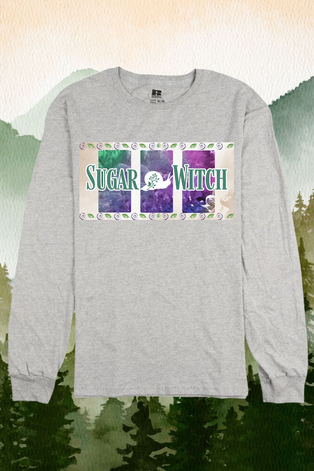 Sugar Witch Mountain Range Long Sleeved Tee