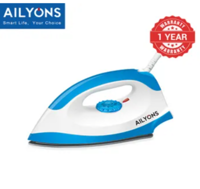 AILYONS Dry Iron Box - HD198A - White &amp; Blue White