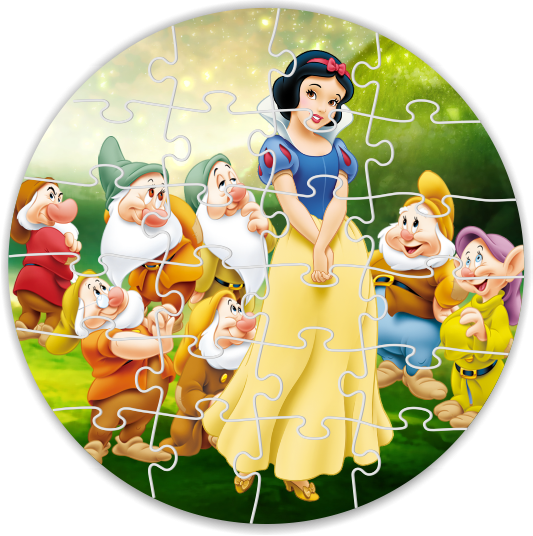 puzzle rond sublimation