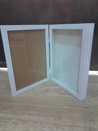 cadre 3d a4 double blanc