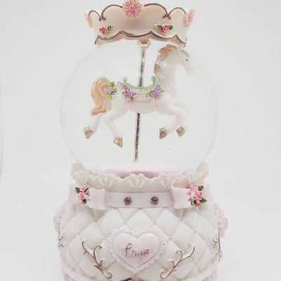 boule de neige musicale et lumineuse