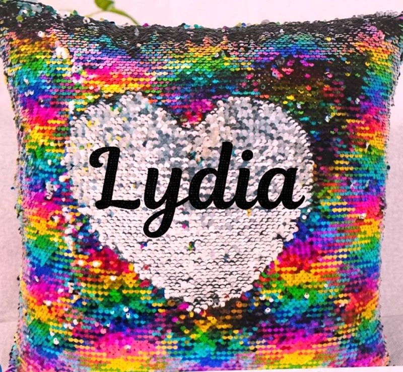 coussin magique multicolor sublimation avec du noir seulement