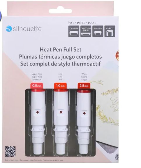 kit de 3 stylo chauffants de 3 tailles différentes