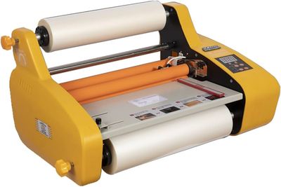 Machine de plastification, lamineuse thermique 220 V à chaud et à froid à quatre rouleaux pour papier A3/A4 simple/double face