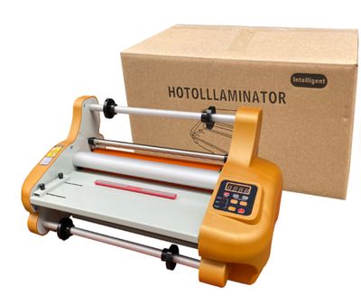 Machine de plastification, lamineuse thermique 220 V à chaud et à froid à quatre rouleaux pour papier A3/A4 simple/double face