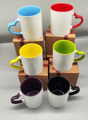 chope couleur cœur sublimation avec boite rigide