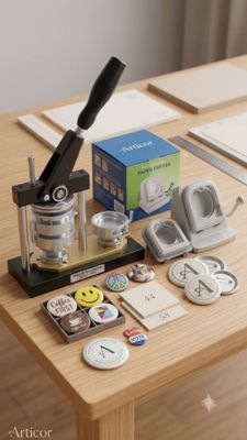 pack pin's 58 mm ( presse + moule + découpeuse avec 2 diamètres différents)