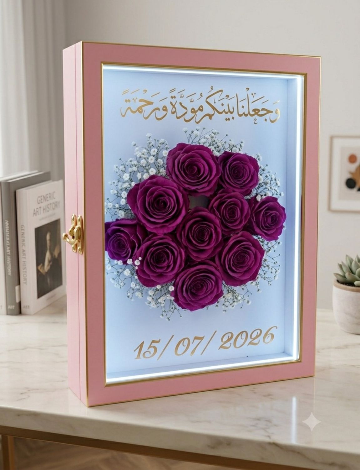 كادر 20*15 ثلاثي الابعاد (ينفتح من الاعلى)