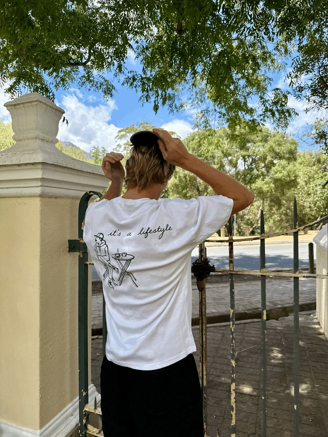 The Handwritten Tee - White