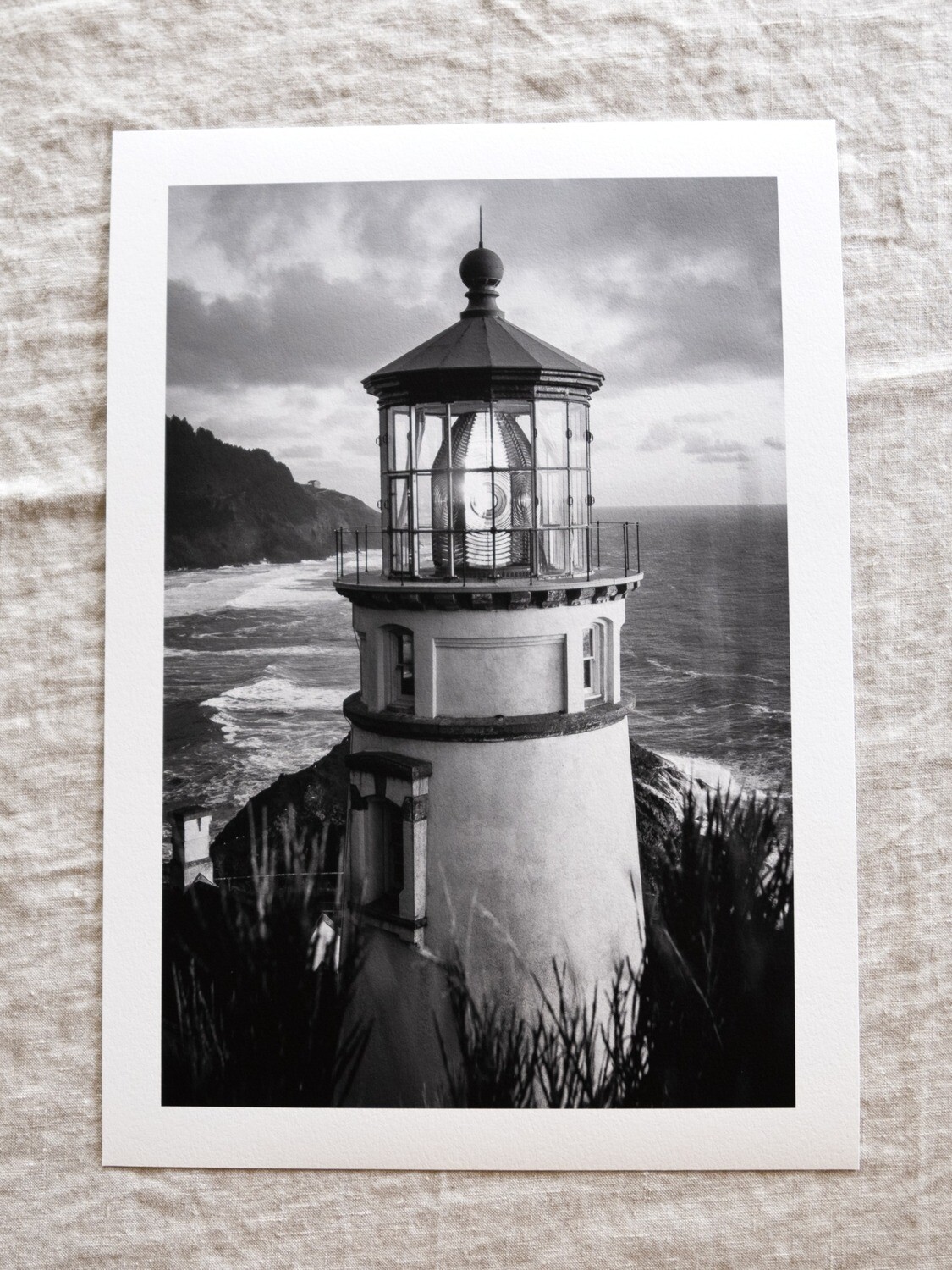 Heceta Head BW Giclée Print