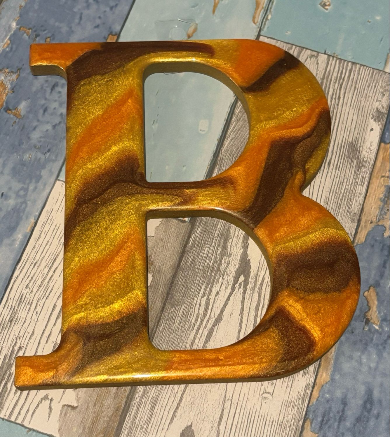 Resin Wood Letters