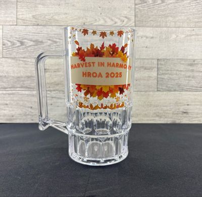 Harvest In Harmony - HROA 2025 - 12oz Plastic Steins