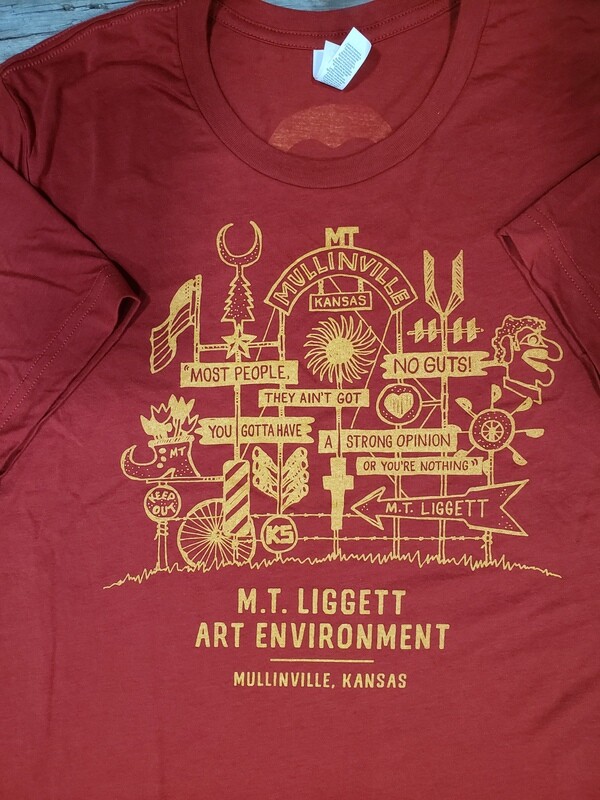 M.T. Quote Adult Shirt - Brick Red