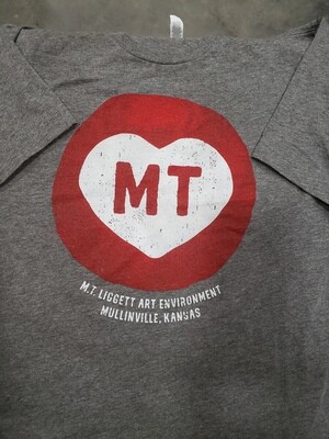 M.T. Heart Adult Shirt - Grey