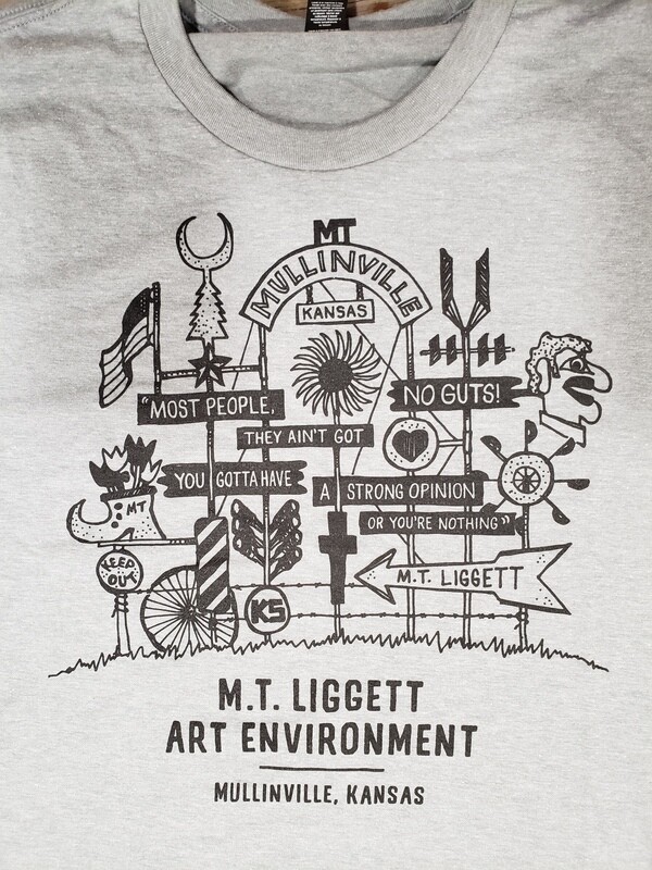 M.T. Quote Adult Shirt - Grey