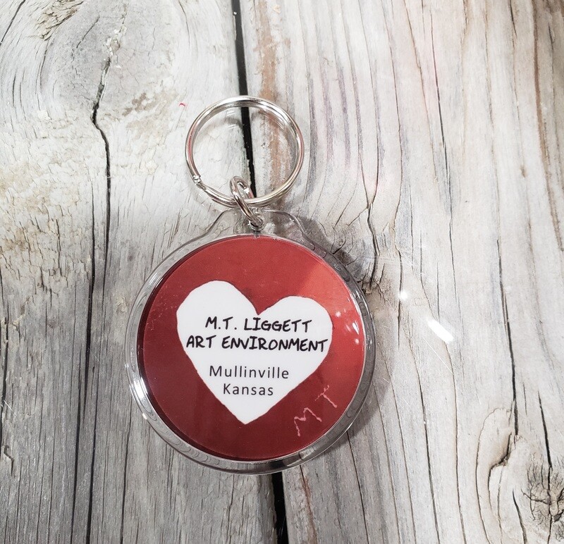 M.T. Heart Key Chain