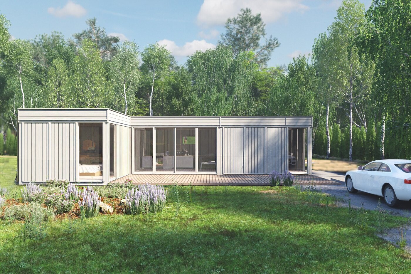 Freizeithaus 42 m², isoliert