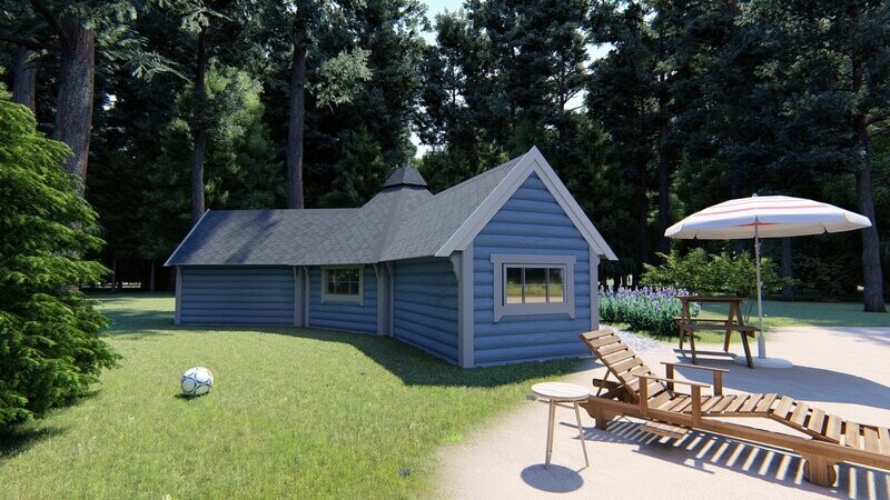 Freizeit-Kota 9,2 m² mit 2 Anbauten Freizeit-Kota 9,2 m² mit 2 Anbauten