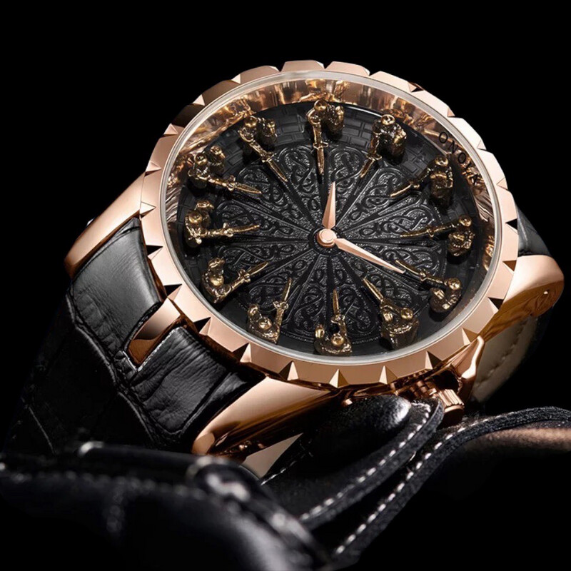 Midnight Rose Gold Luxury Watch