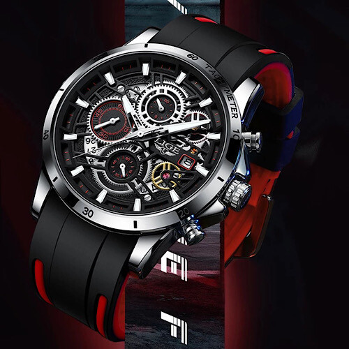 Boss Silicon Sports Watch