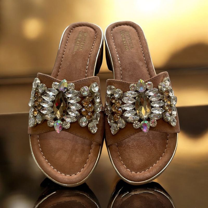 Sandalo Glance Superdiamonds Cuoio