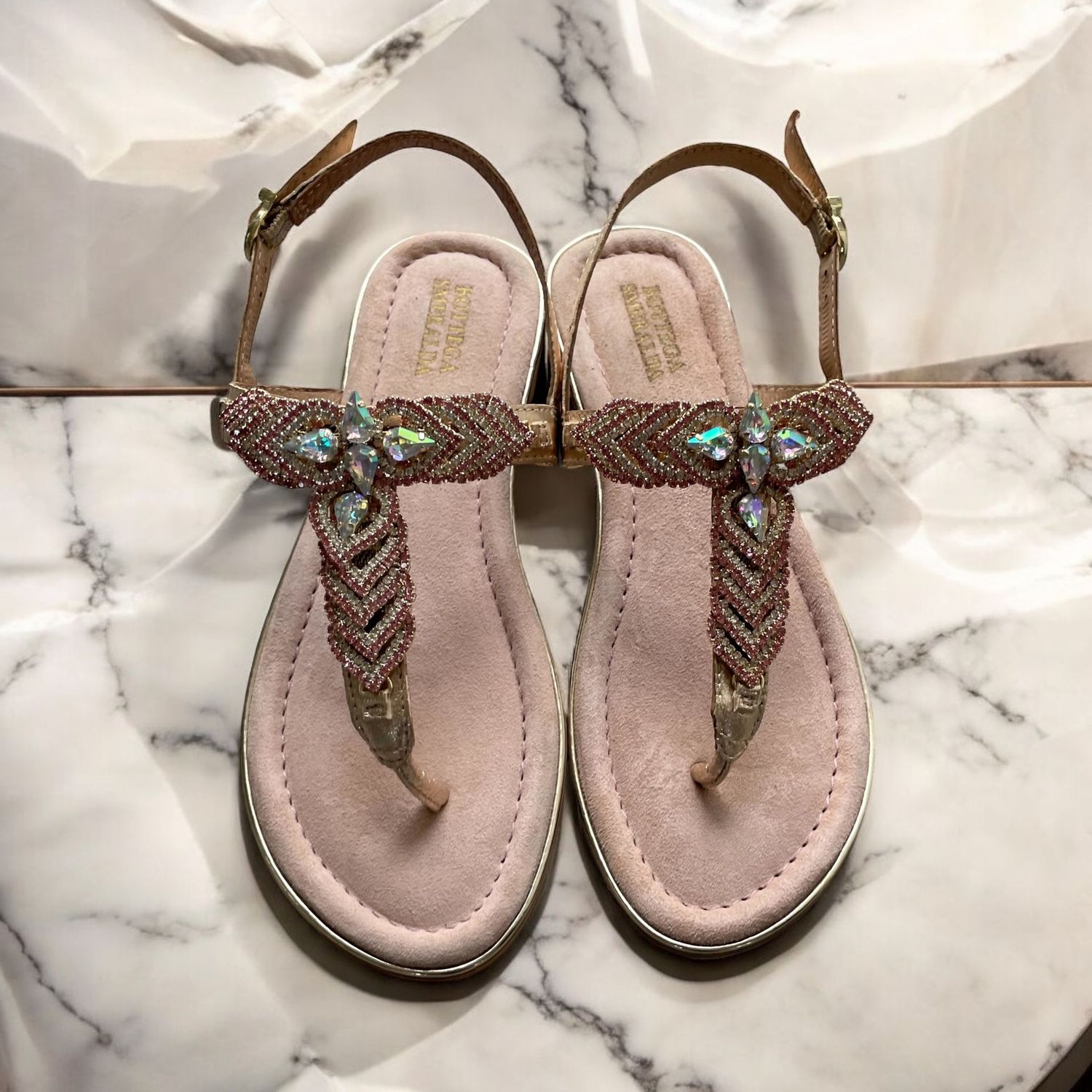 Infradito Dubai  Cipria-oro