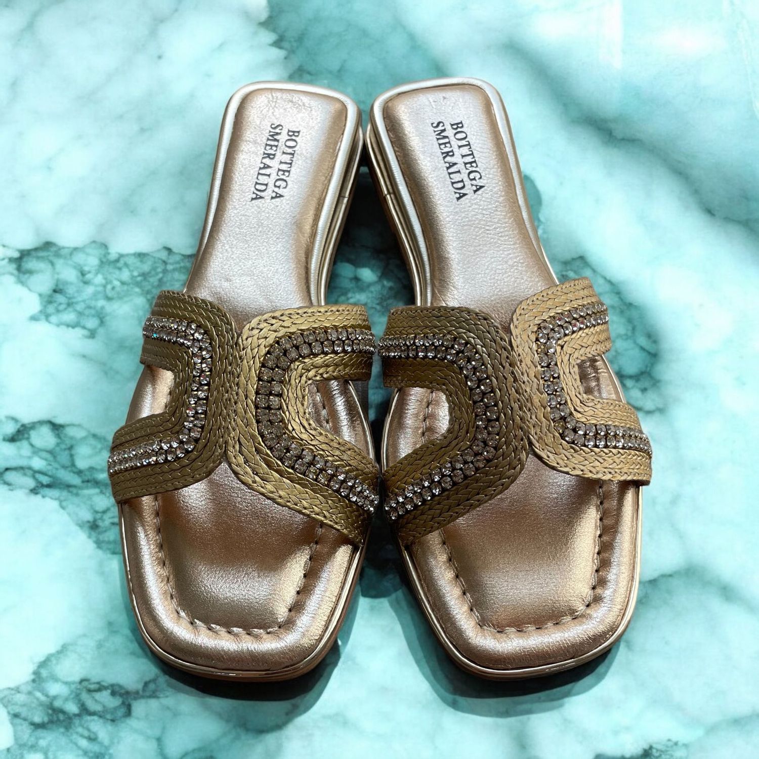 Sandalo H Rope Crystal  oro