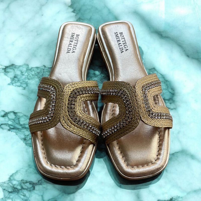 Sandalo H Rope Crystal  oro