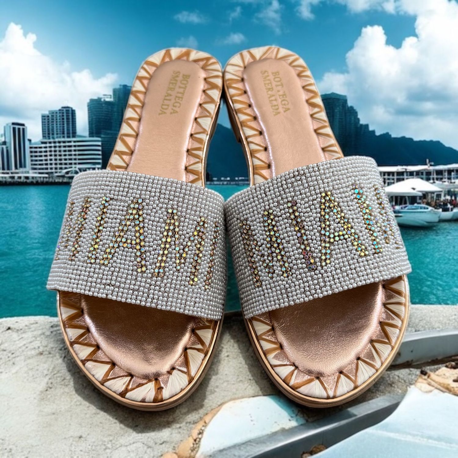 Sandalo SMERALDA Argento-MIAMI