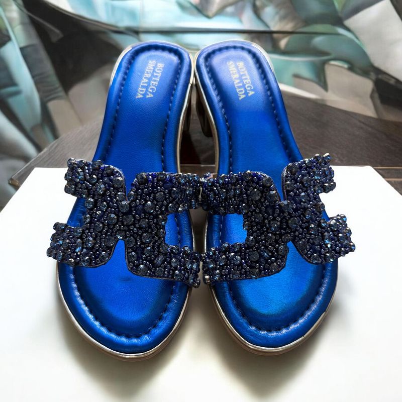 Sandalo H Crystal  Blu-oro