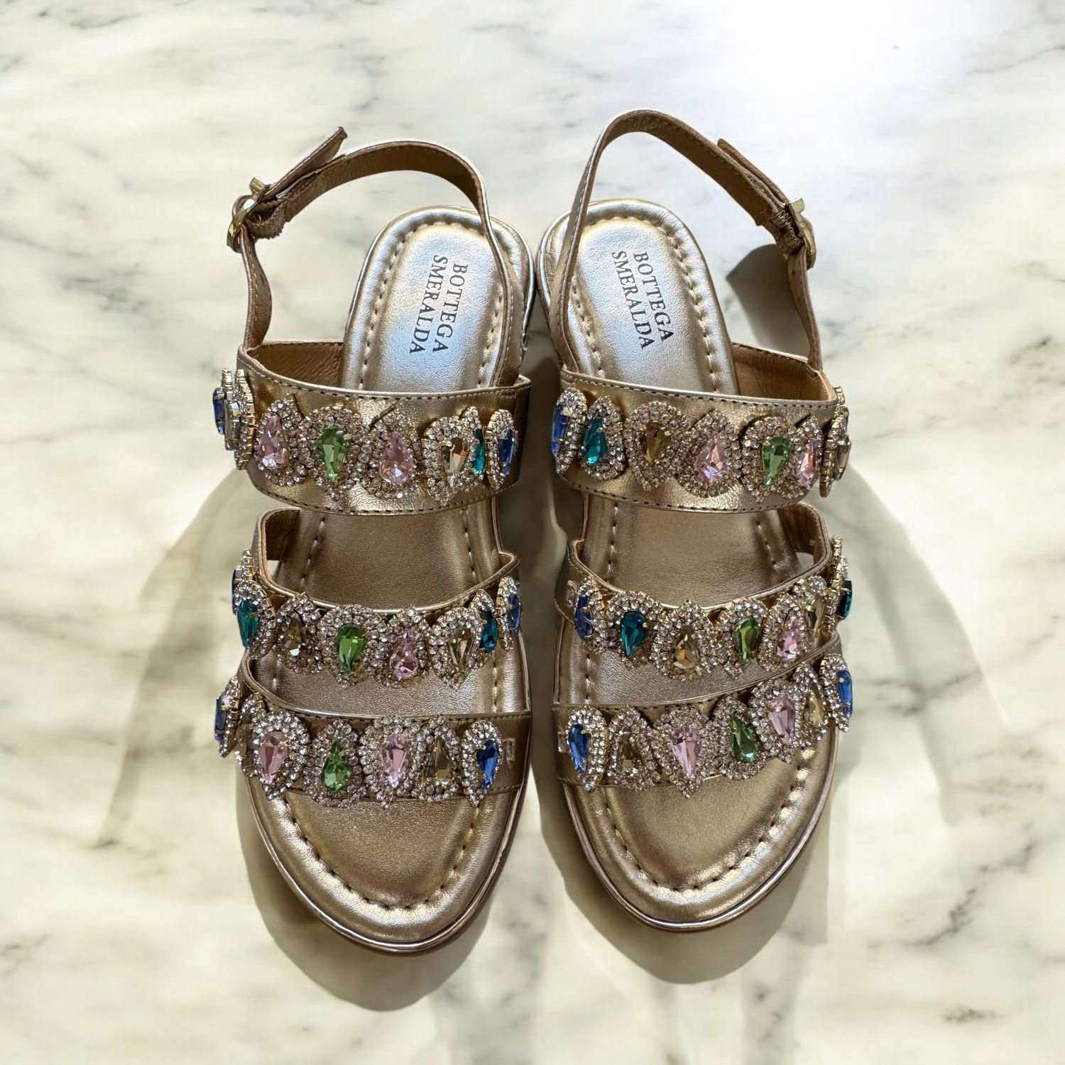 Sandalo 3 DROP Oro-multicolor