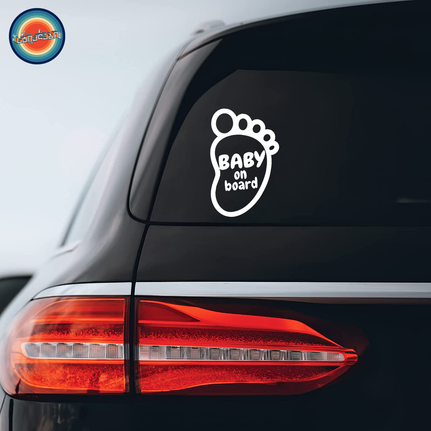 BABY ON BOARD - ავტომობილის სტიკერი