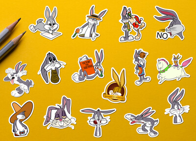 Bugs Bunny - სტიკერების ნაკრები
