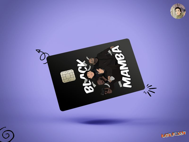 Black Mamba - ბარათის სტიკერი