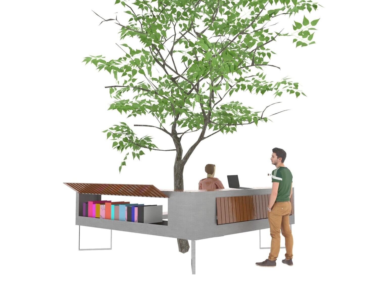Bench X Pop-up Library